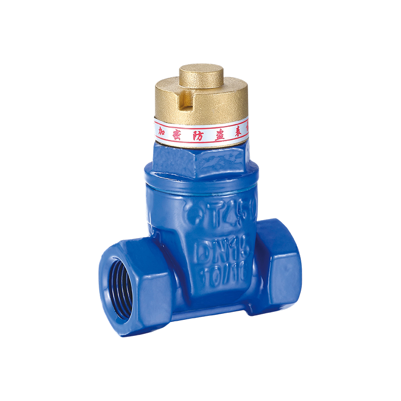 Van cổng kín bằng gang đúc từ tính chống trộm YH-1002