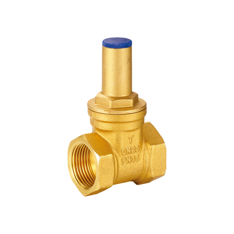 Van cổng đồng thau thiếu cơ khí YH-102
