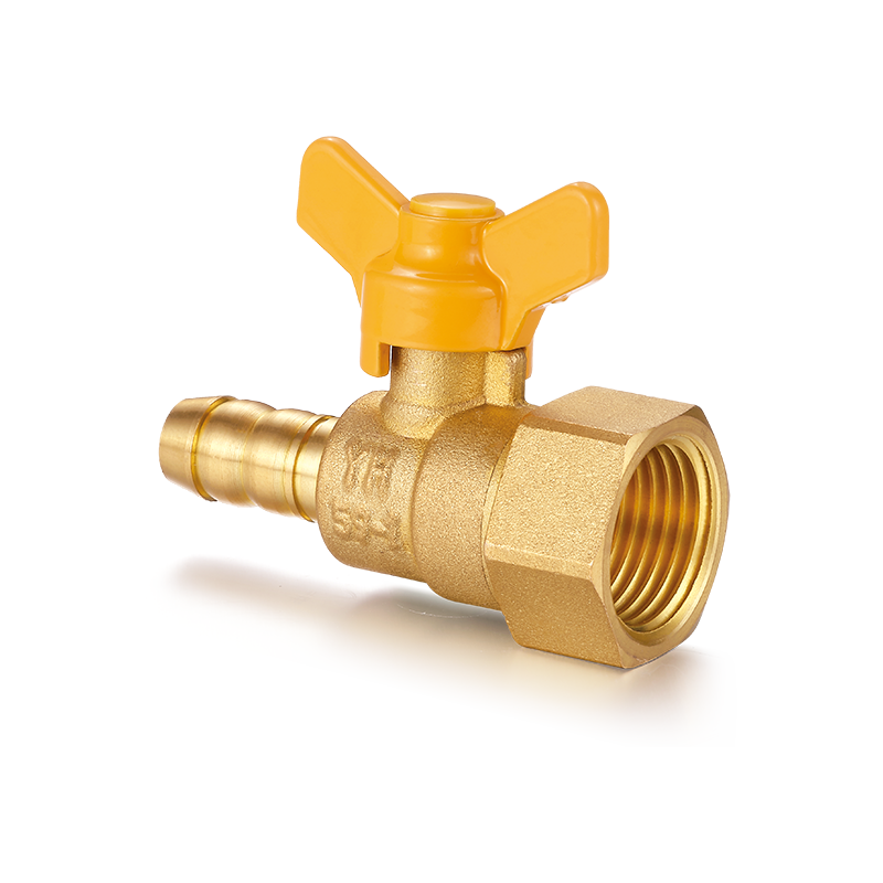 Van bi bằng đồng YH-216 có tay cầm bướm (Đầu nối F / ống)